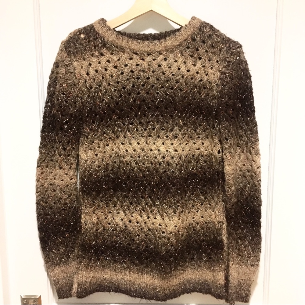 ⭐️ Michael Stars Chunky Knit Angora Blend Sweater L
